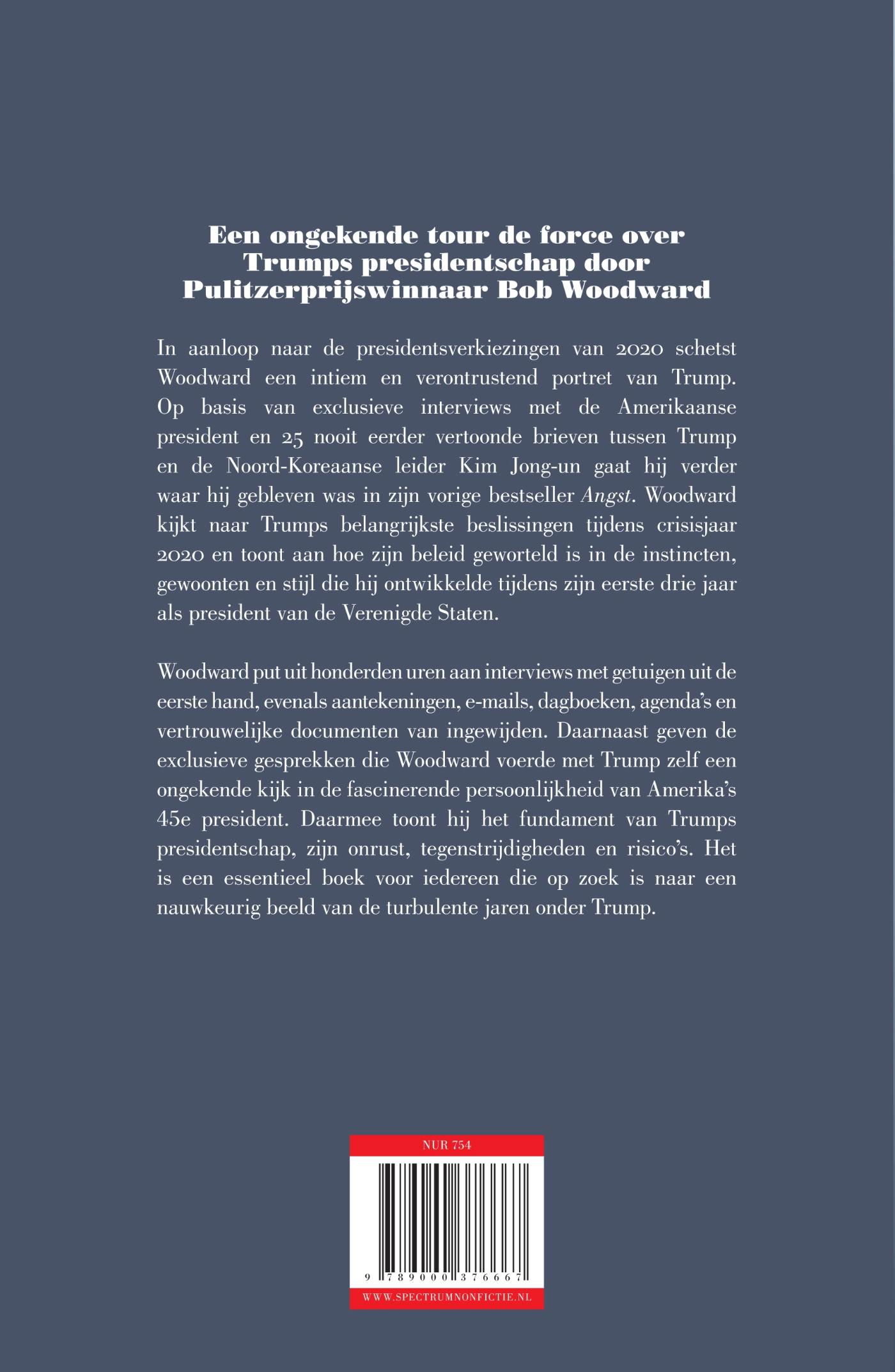 Achterkant van Woede