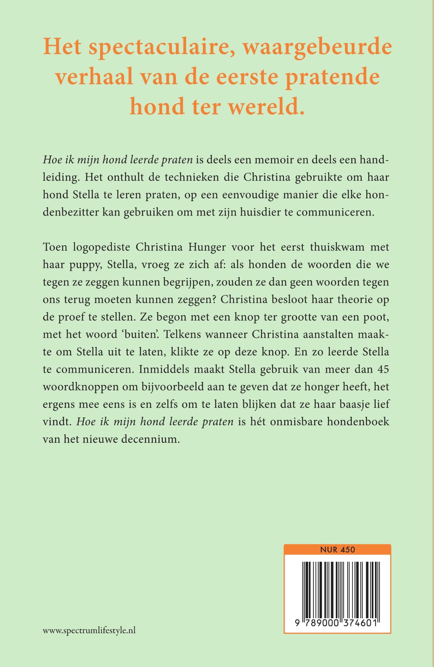 Achterkant van Hoe ik mijn hond leerde praten