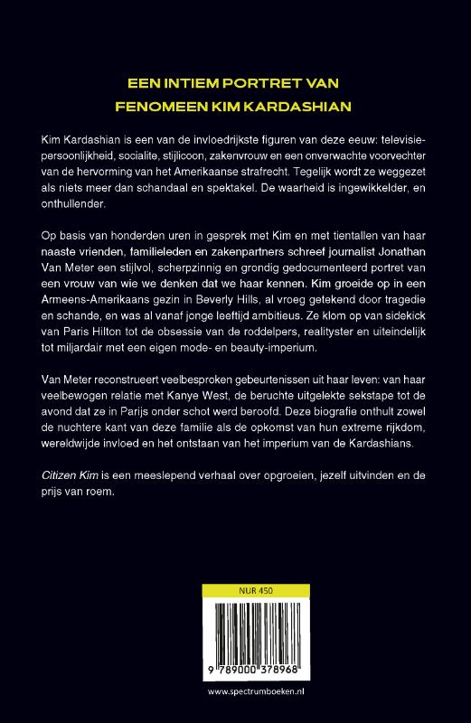 Achterkant van Citizen Kim