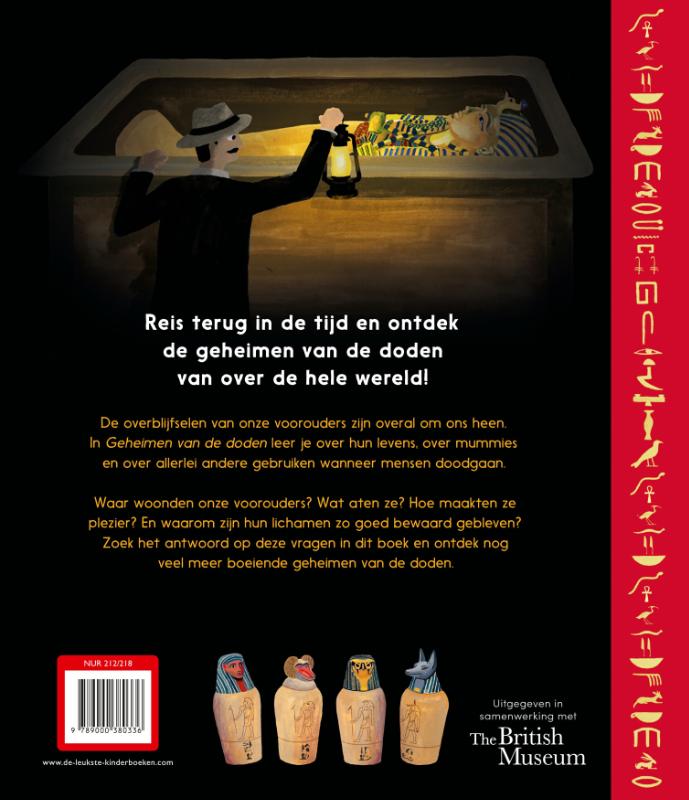 Achterkant van Geheimen van de doden