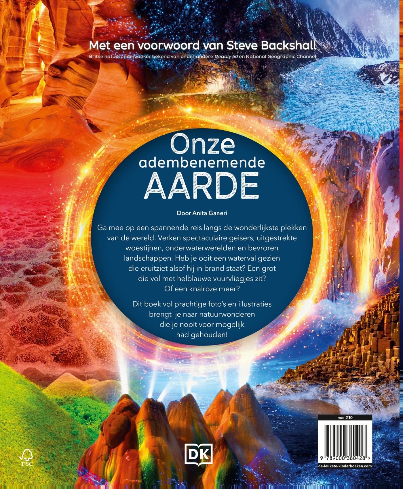Achterkant van Onze adembenemende aarde