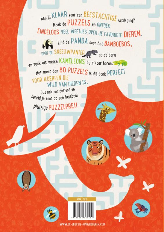 Achterkant van Het grote dieren doeboek