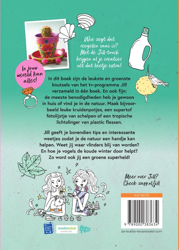 Achterkant van Het knutselboek van Jill
