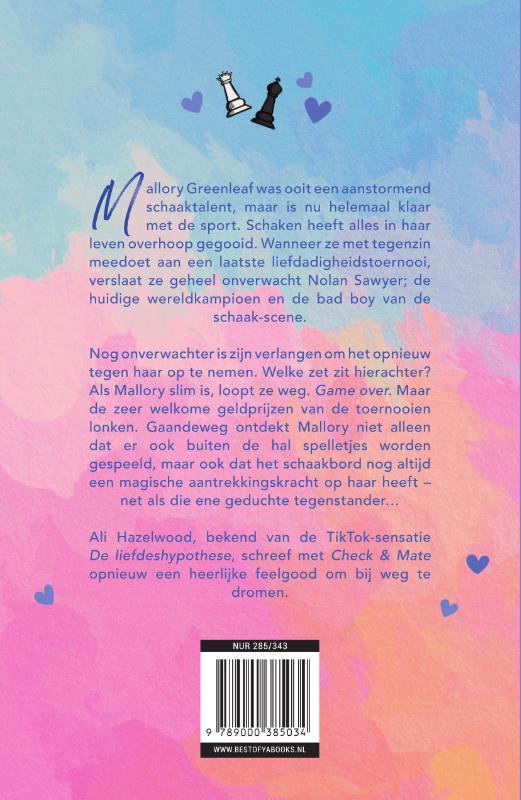 Achterkant van Check & Mate