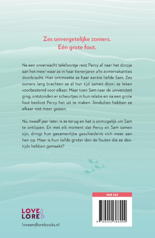 Achterkant van Elke zomer daarna