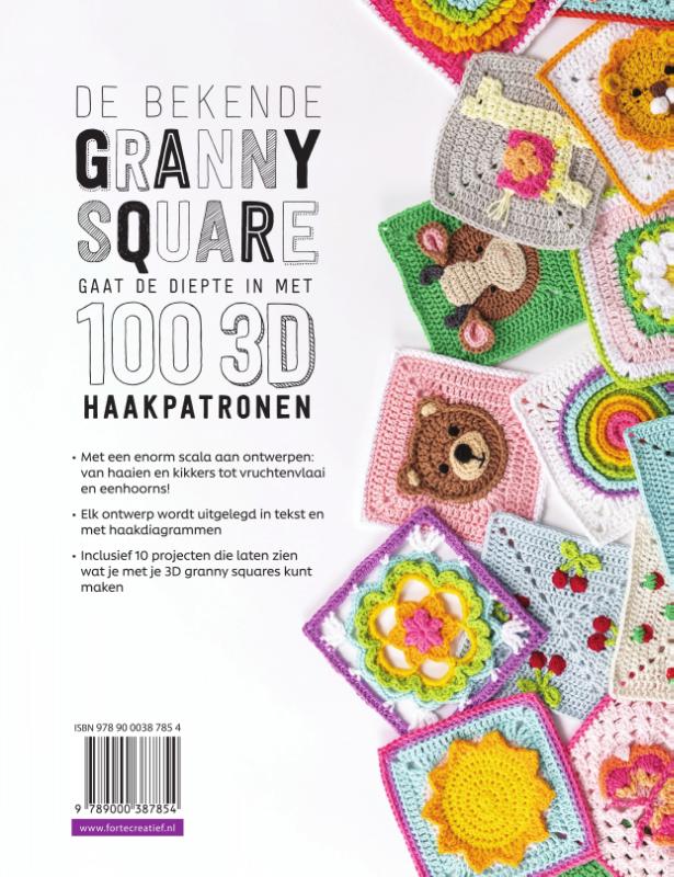 Achterkant van 3D Granny Squares