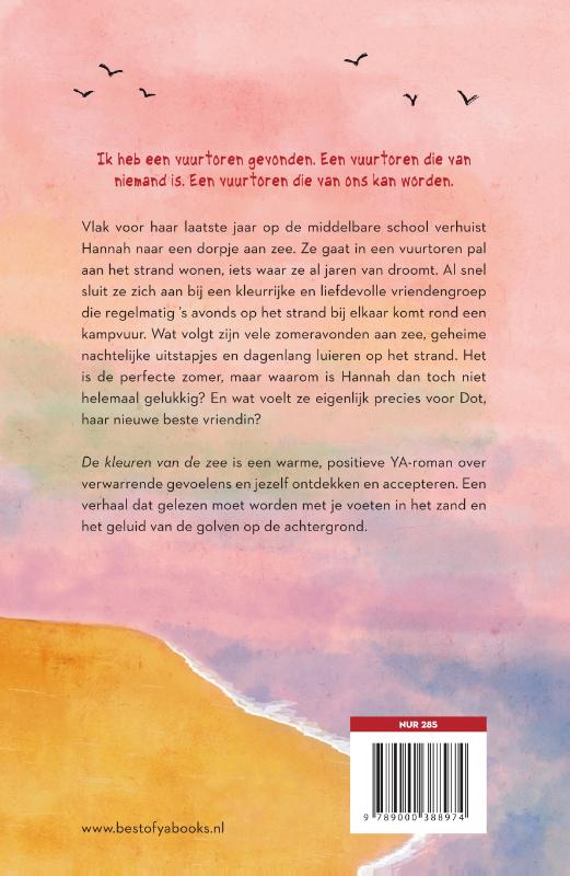 Achterkant van De kleuren van de zee