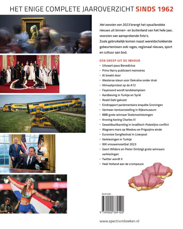 Achterkant van Het aanzien van 2023