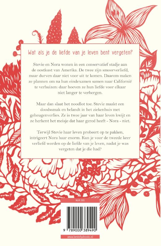 Achterkant van Vergeet me niet
