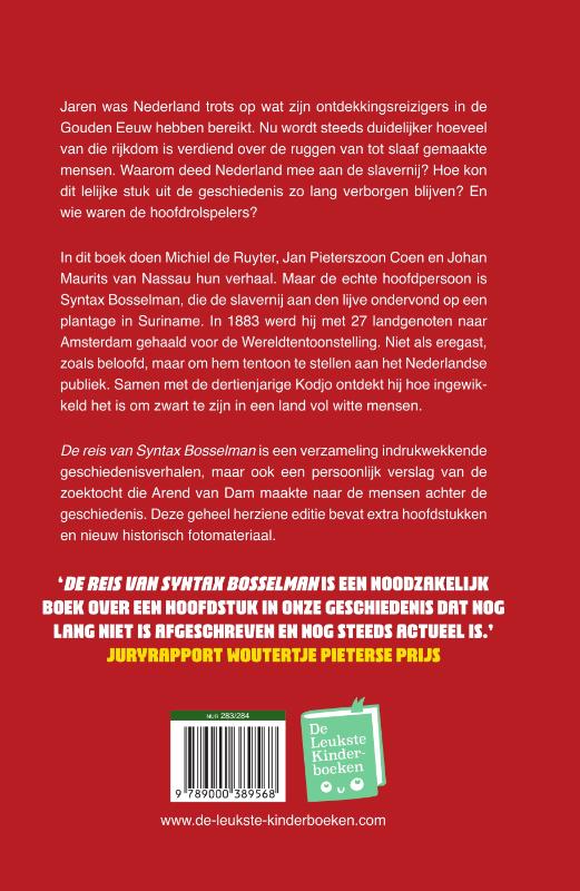 Achterkant van De reis van Syntax Bosselman