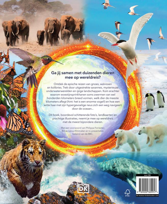 Achterkant van Grote dierenreizen