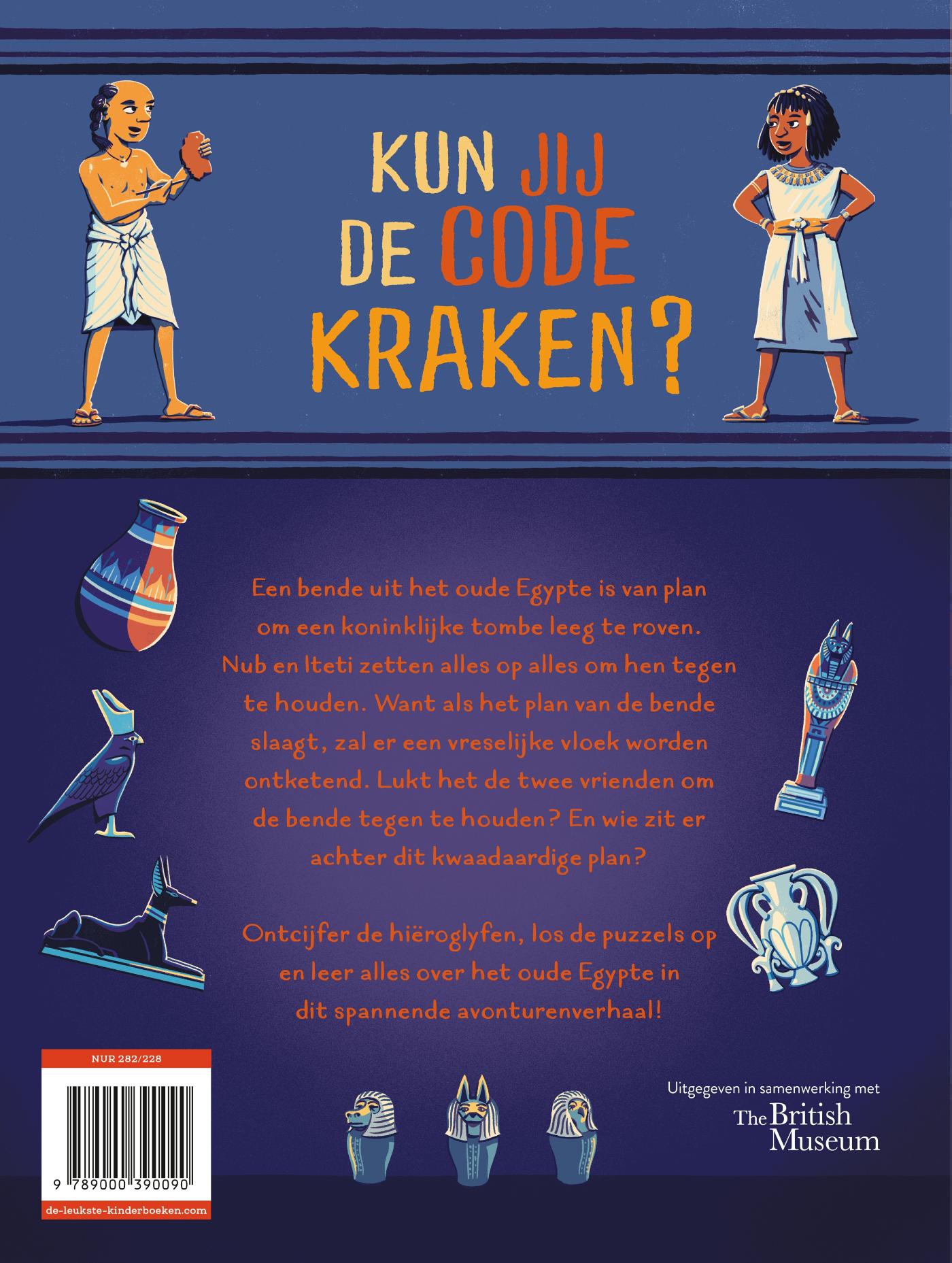 Achterkant van De vloek van de grafrovers