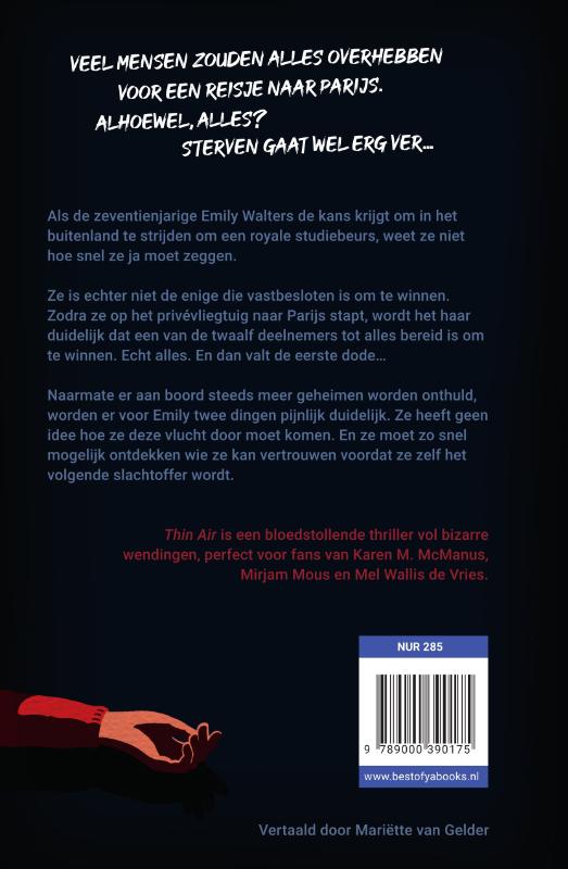 Achterkant van Thin Air