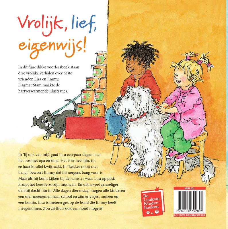 Achterkant van Vrolijk, lief, eigenwijs!