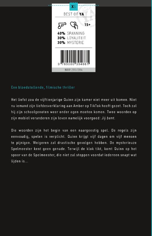 Achterkant van Jij bent