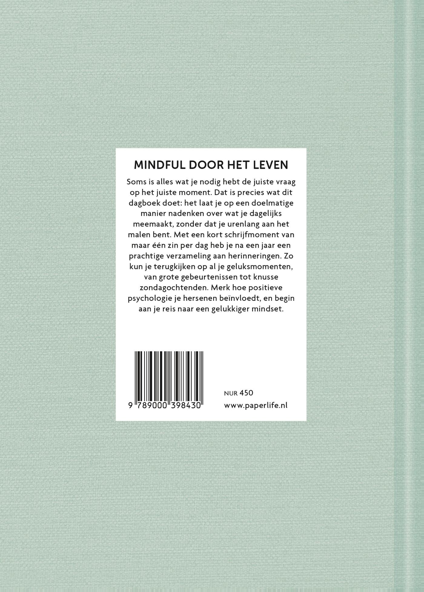 Achterkant van Een zin per dag