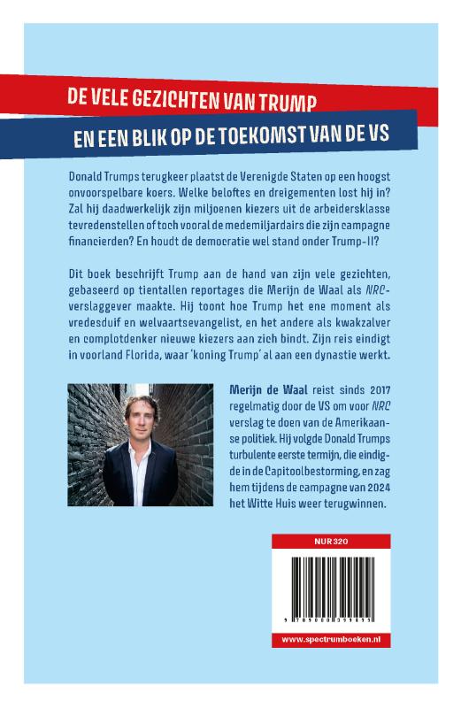 Achterkant van De koning van Amerika