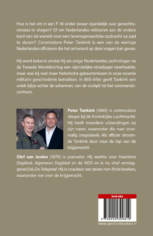 Achterkant van MiG-killer