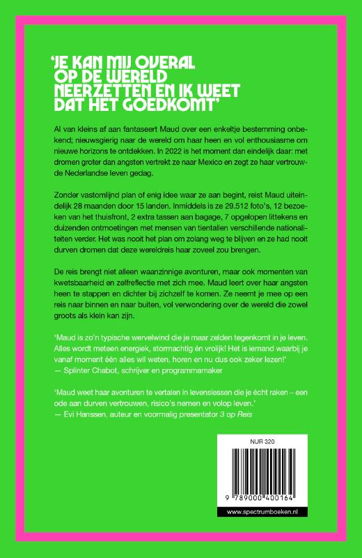 Achterkant van Fasten your seatbelt and enjoy the ride