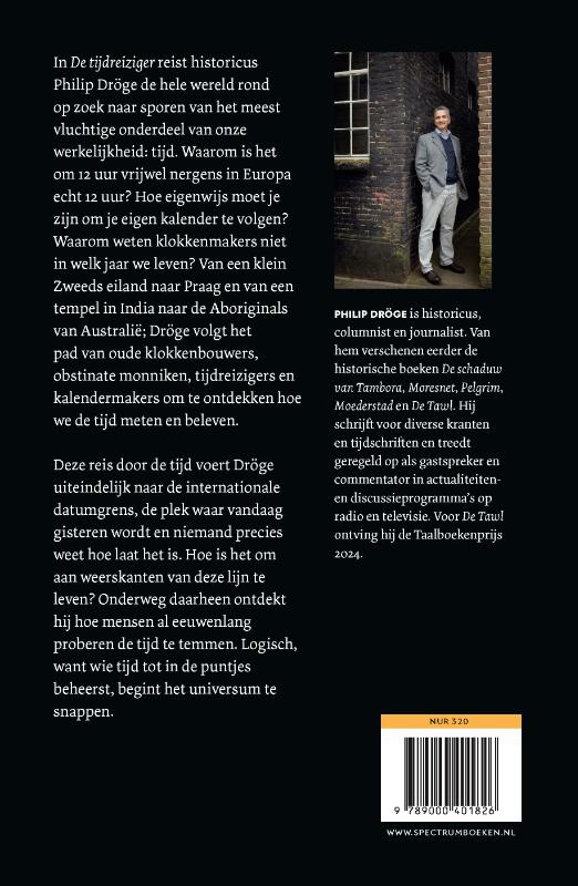 Achterkant van De tijdreiziger