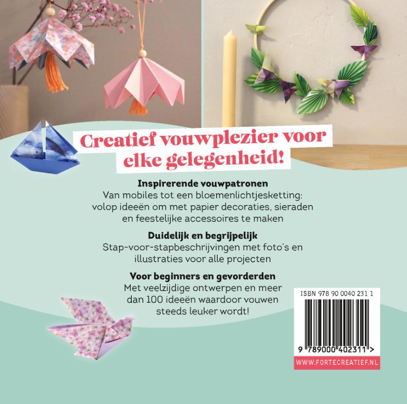 Achterkant van 333 Origami Vouwprojecten