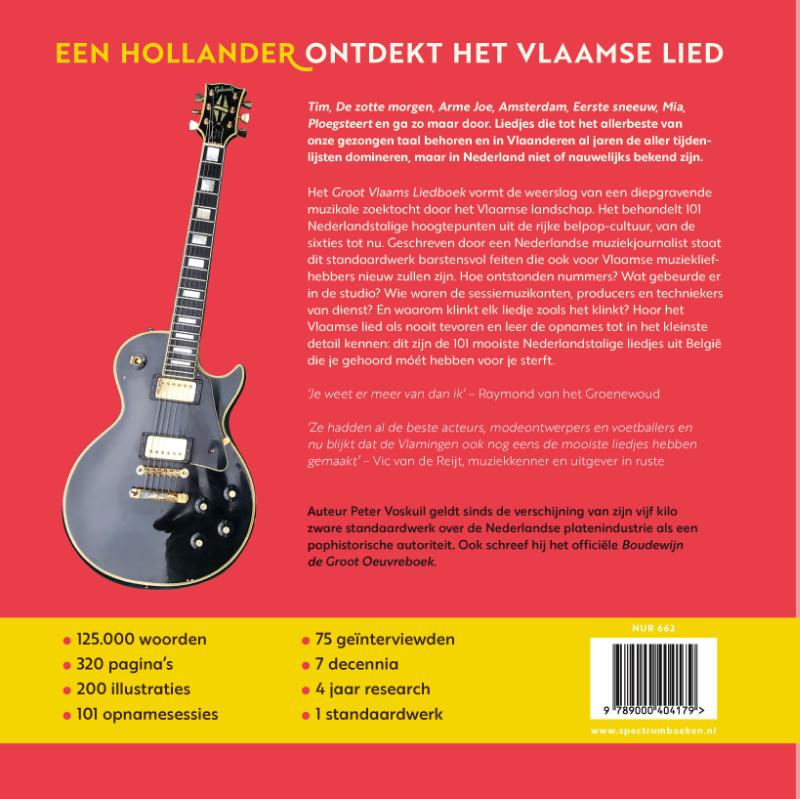 Achterkant van Groot Vlaams liedboek