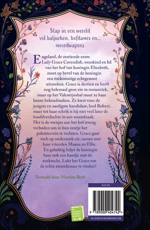 Achterkant van Moord aan het hof