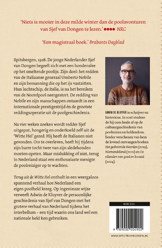Achterkant van Terug uit de Witte Hel