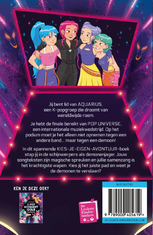 Achterkant van Jouw K-Pop verhaal: Idols vs. Demons