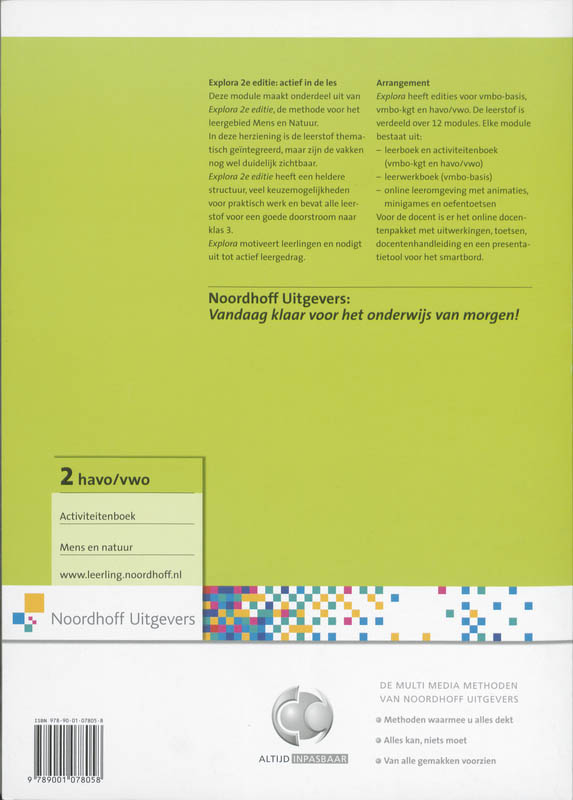 Achterkant van Activiteitenboek