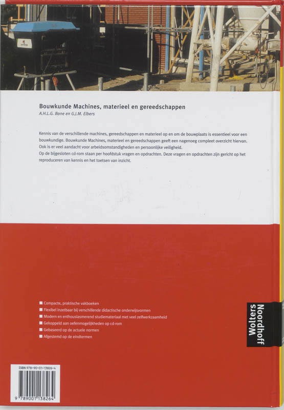 Achterkant van Machines, materieel en gereedschappen
