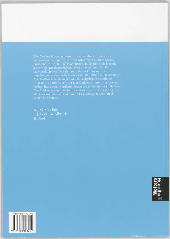 Achterkant van Workbook
