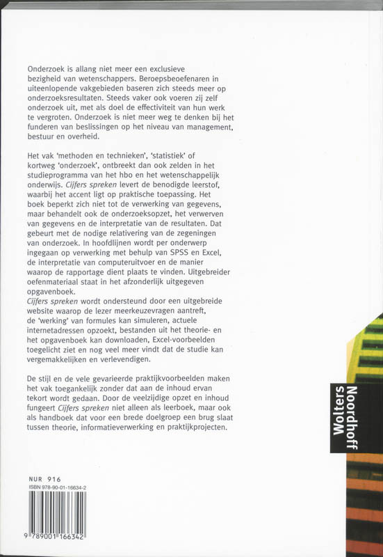 Achterkant van Cijfers Spreken