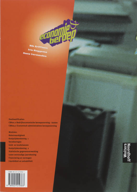 Achterkant van Werkboek
