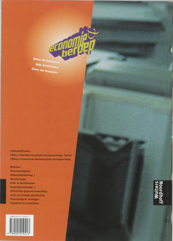 Achterkant van Werkboek
