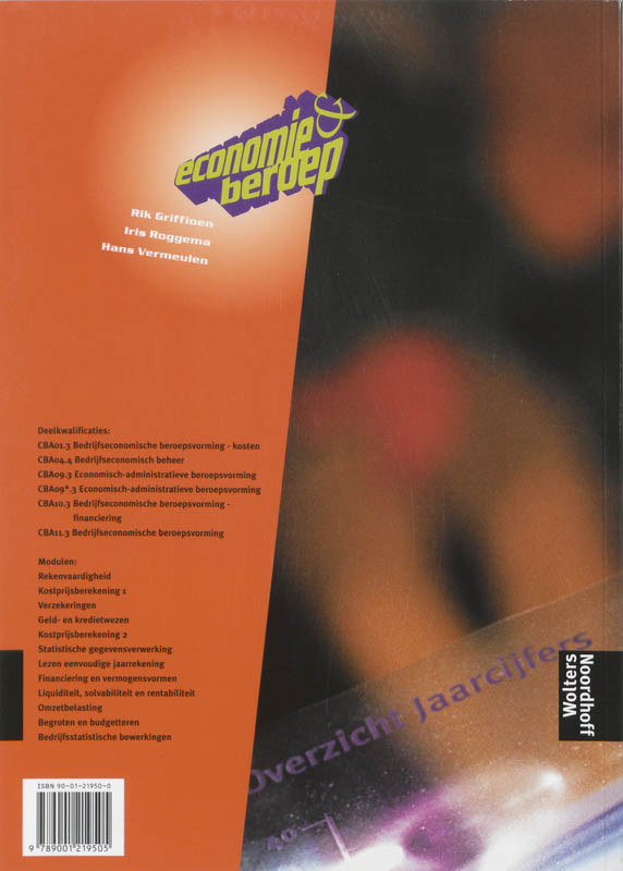 Achterkant van Werkboek