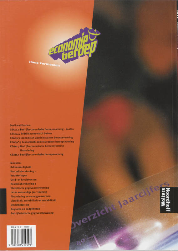 Achterkant van Werkboek