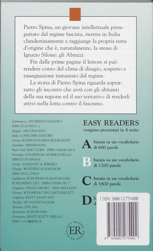 Achterkant van Vino e pane