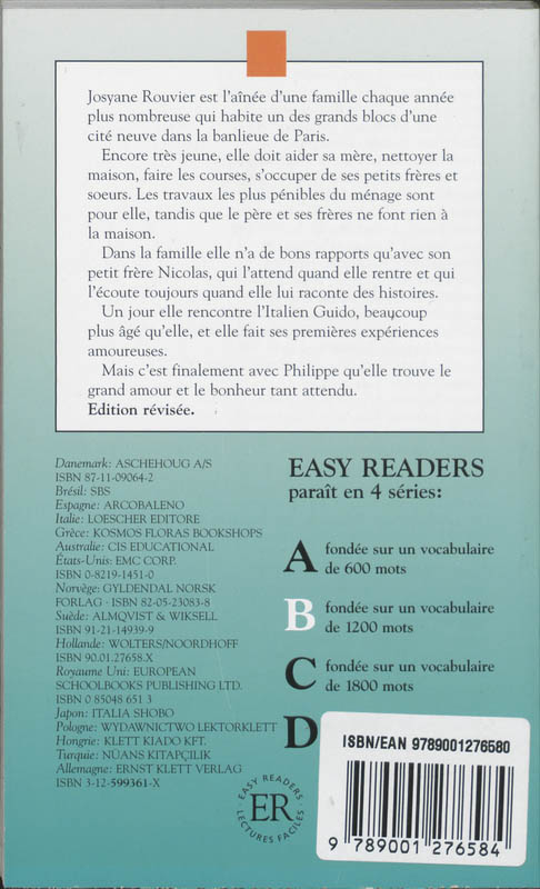 Achterkant van Les petits enfants du siecle