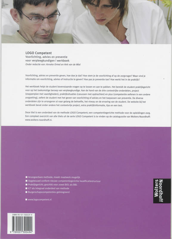 Achterkant van Werkboek