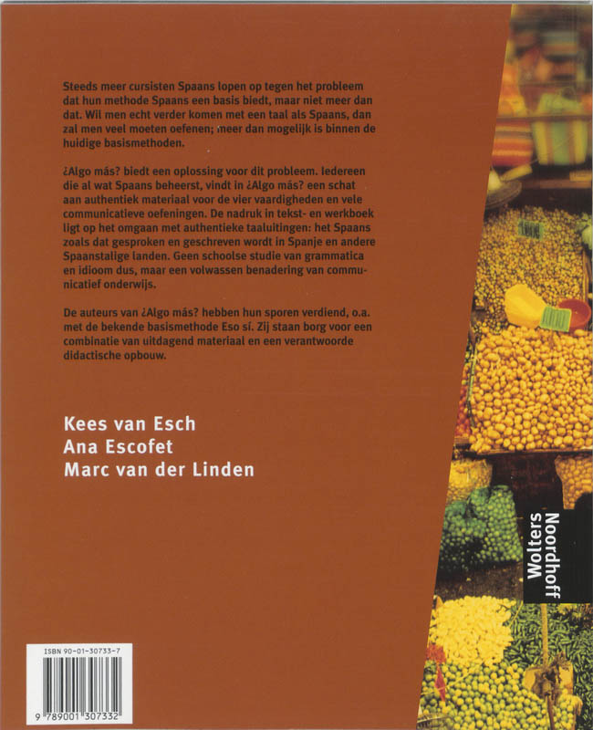 Achterkant van Tekstboek