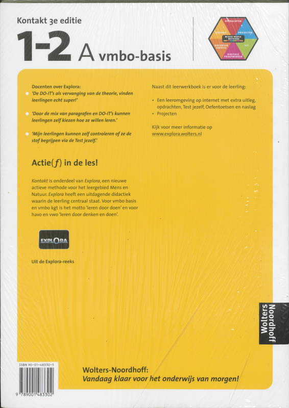 Achterkant van Leerwerkboek