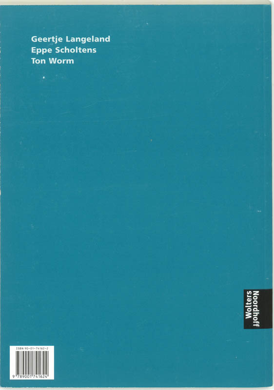 Achterkant van Workbook a + b