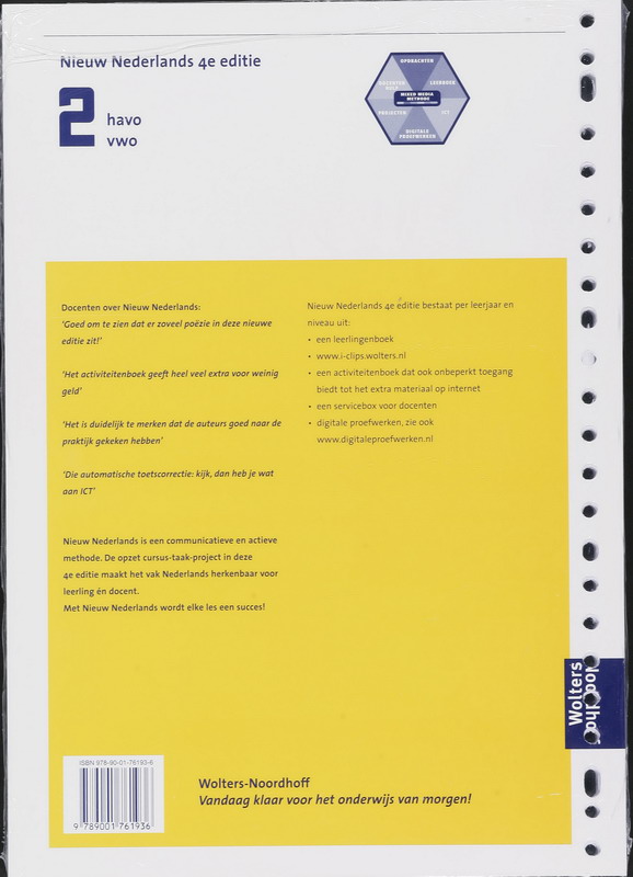 Achterkant van Activiteitenboek