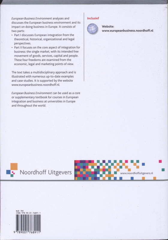 Achterkant van European business environment