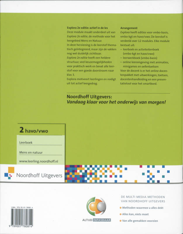 Achterkant van Leerboek