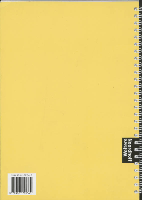 Achterkant van Werkblok