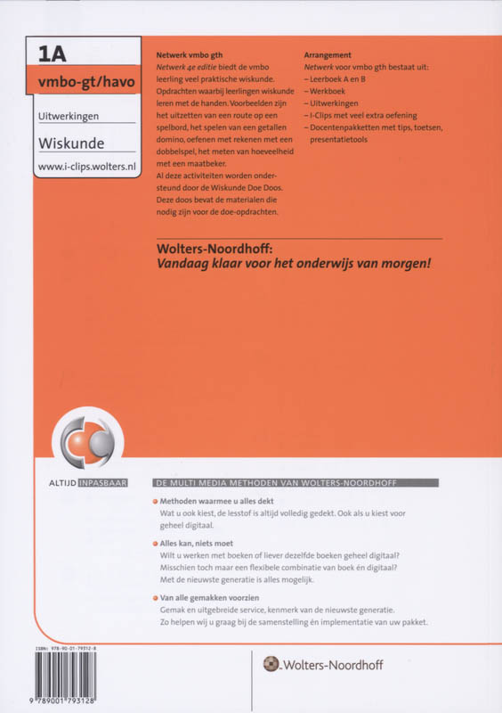 Achterkant van Uitwerkingen