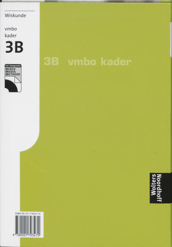 Achterkant van Leerboek