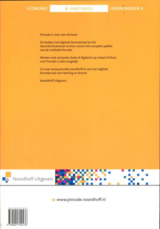 Achterkant van Leerwerkboek